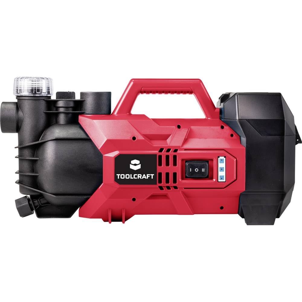 TOOLCRAFT GPG-L118 / TAWB-200 Pompe de jardin sans fil 2800 l/h 22 m
