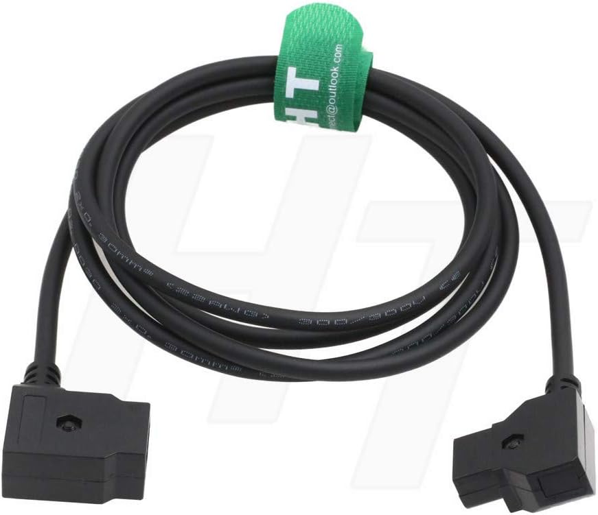 D-tap P-tap Male to Female Power Extension Cable for Anton-Bauer IDX V-Mount Gold Mount Battery (2m)