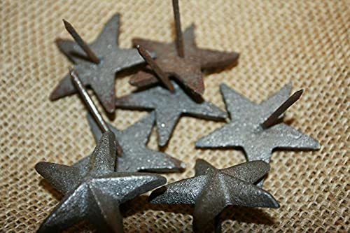 Southern Metal Rustic Star Nail Heads | 2 inch | Cast Iron, 50 Nails