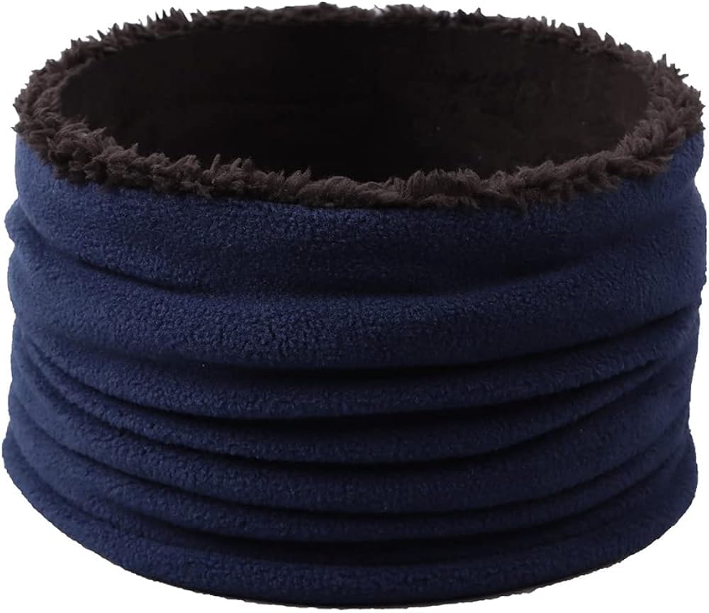 Knitted Baby Girls Scarf Double Layer Kids Round Scarf Boys Collar Neck Warmer Autumn Winter 1-5Y (Black Double Layer): Clothing, Shoes & Jewelry