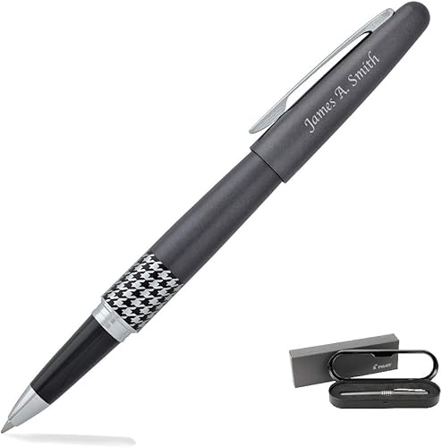 Miniatura 2 de PILOT Bolígrafo Metropolitan Retro Pop con grabado - Personalizado con tu nombre (gris)