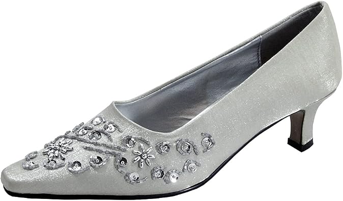 Floral Tala Womens Wide Width Dress Slip-On Pumps