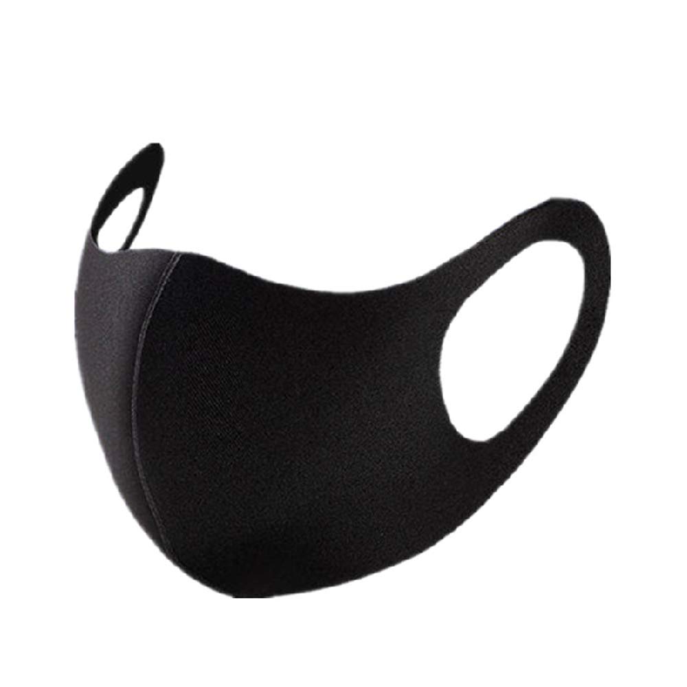 Mainstayae Black Mouth Non-woven Breathable Unisex Dust-proof Polyester Non-woven Reusable Anti Pollution Wind-proof Mouth Cover Washable Non-woven