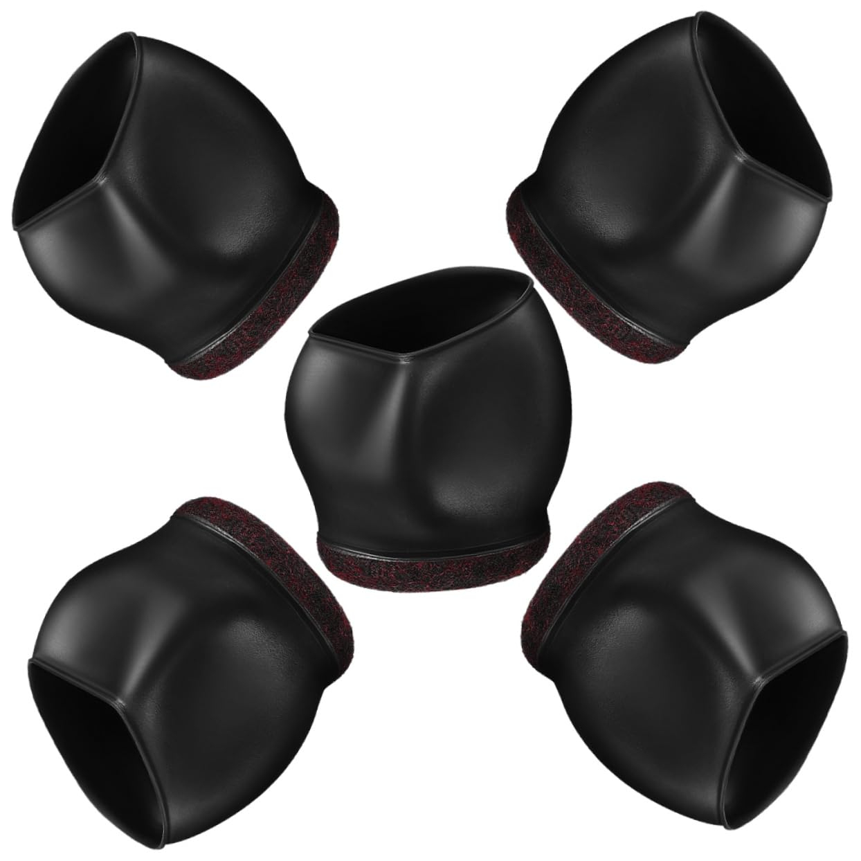 UKCOCO 25piezas Funda Protectora para Ruedas De Silla Cubiertas para Patas De Muebles Antideslizantes y Resistentes Al Desgaste para Suelos De Dura