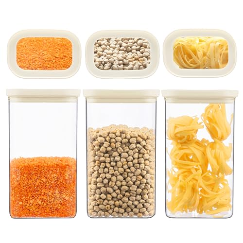 Urban Green Glass Food Storage Jar with Glass Lid in