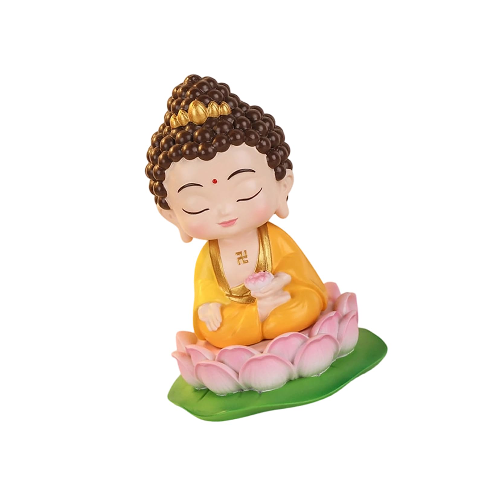 Mllepjdh Buddhas Statue Decorative Buddhist Figurines Guan Yin Statues Sculptures Ornament Car Home Table Decors Guan Yin Statue