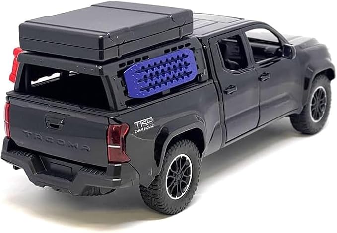 2025 Tacoma TRD Offroad 4×4 Black 1/24 Scale Diecast Model Car Display