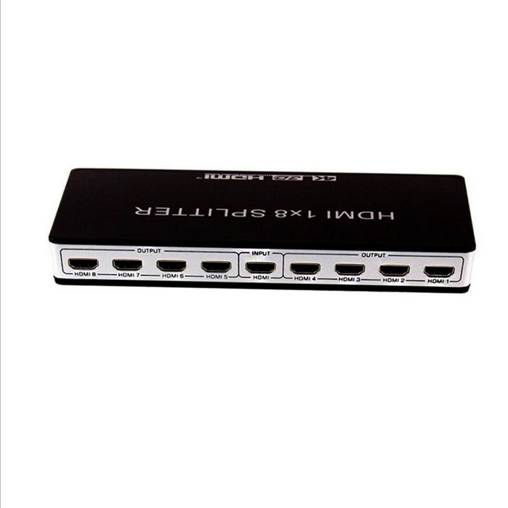 Rozdzielacz HDMI, 4K, 2K, 3D, 1 x 8, 1 x wejście, 8 x wyjście
