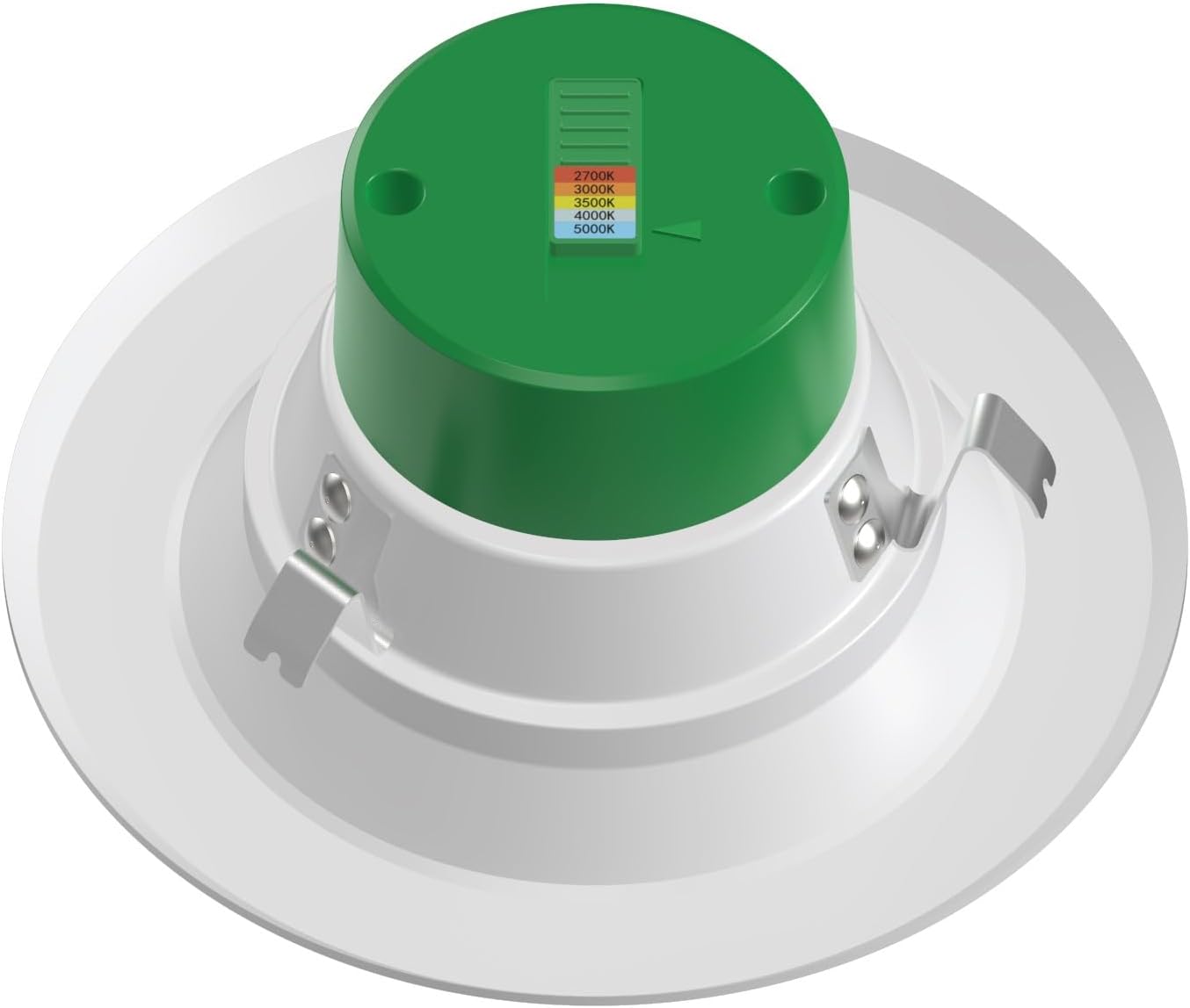 Westgate Lighting 4 Inch LED Retrofit Recessed Downlight with Baffle Trim, 10W, 5CCT Selectable 2700K/3000K/3500K/4000K/5000K, 700 Lumens, Dimmable, 90+ CRI, Damp Rated, 120V, UL Listed (1 Pack)