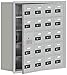 Salsbury Industries 19158-20ZRC Cell Phone-Access Panel-5 Unit Recessed Mounted-Resettable Combo Locks with 8-Inch Diameter Compartments, Bronze