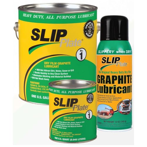 SLIP Plate No. 1 - Dry Graphite Lubricant - 6 (1) Quart Cans