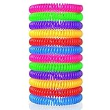 12 Pulsera Repelente de Mosquitos, Antimosquitos| Sin DEET, 100% Natural, 250+ Horas Protección| Ajustable e Impermeable| Exteriores Viajes Camping Senderismo| Seguro y Efectivo para Adultos Niños.