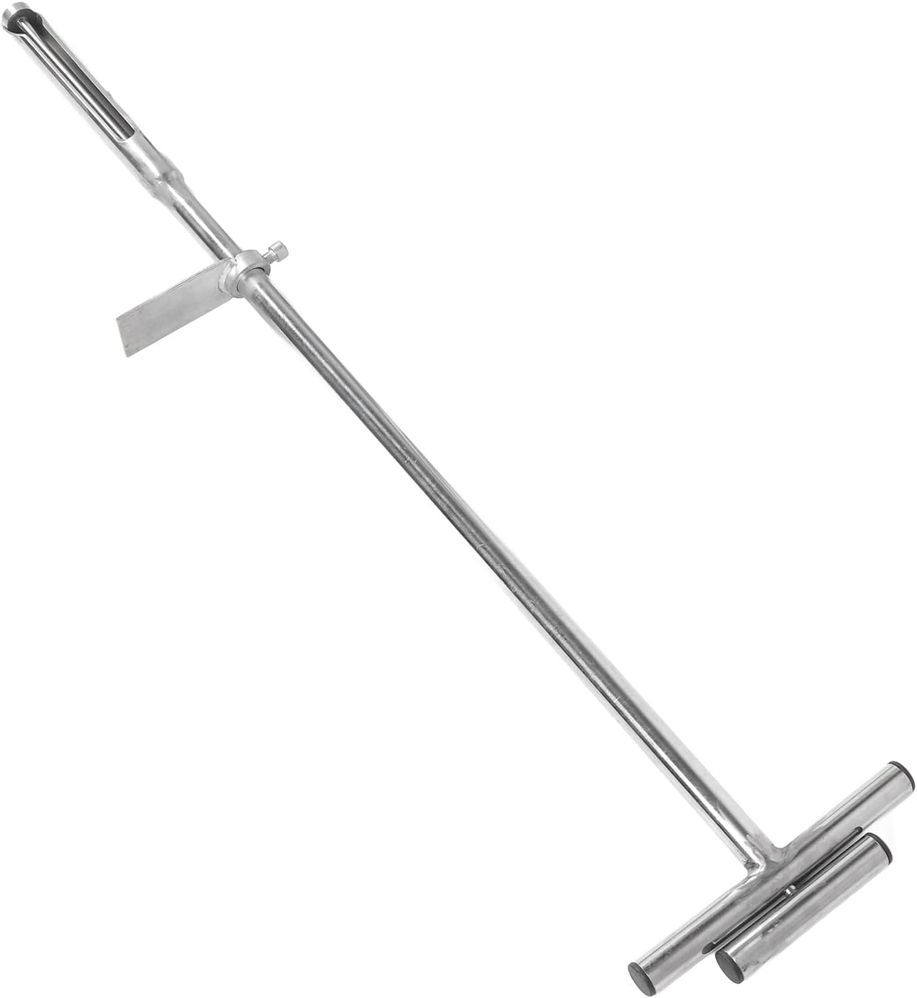 SUNGOOYUE Long 40" Stainless Steel Soil Sampling Probe with Ejector and Foot Pedal for Forestry Research