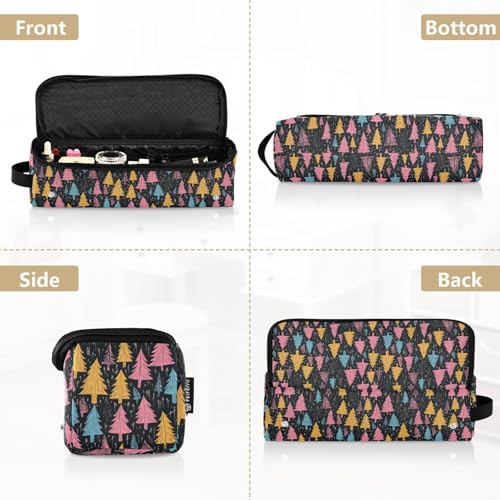 Bolsa de viaje para herramientas de cabello con diseño festivo marmoleado, resistente al calor, para planchas, rizadores y accesorios de cuidado capilar miniatura 5