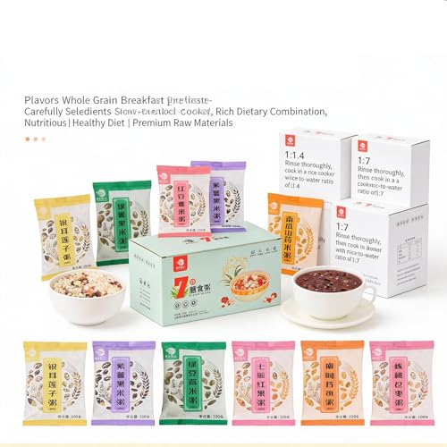 Bouillie multigrains 7 saveurs pour petit-déjeuner nutritif de 700g - 5