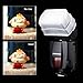 waka Bounce Dome Diffuser, [3 Pack] Camera Bounce Dome Flash Diffusers for Canon 430EX I/II/III, 580EX I/II, 600EX Speedlight + Microfiber Cleaning Cloth