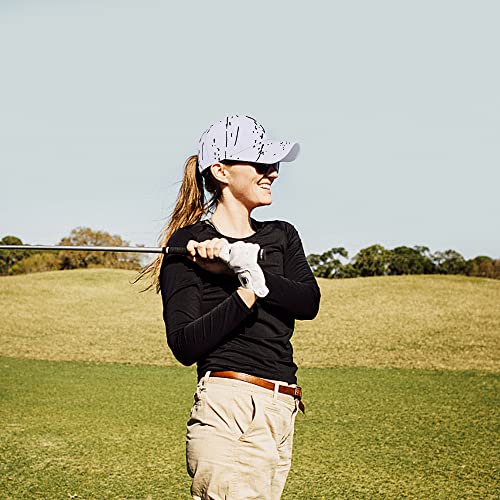 Adjustable Original Classic Low Profile Cotton Hat Men Women Baseball Cap Dad Hat Unstructured Distressed Hat(White Black Tie Dye) #TOP4