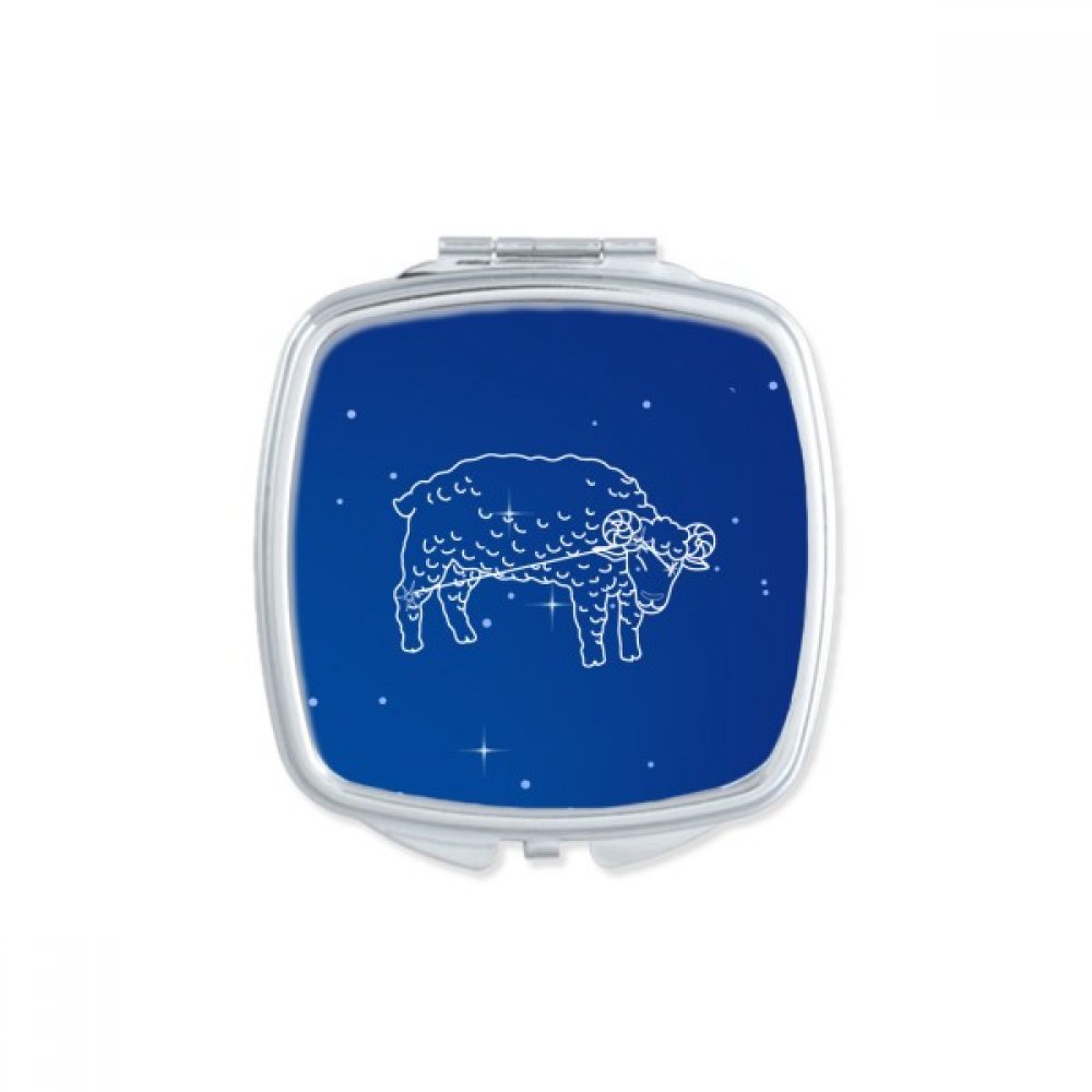 Miroir de poche compact Star Universe miroir de maquillage portable mignon multicolore