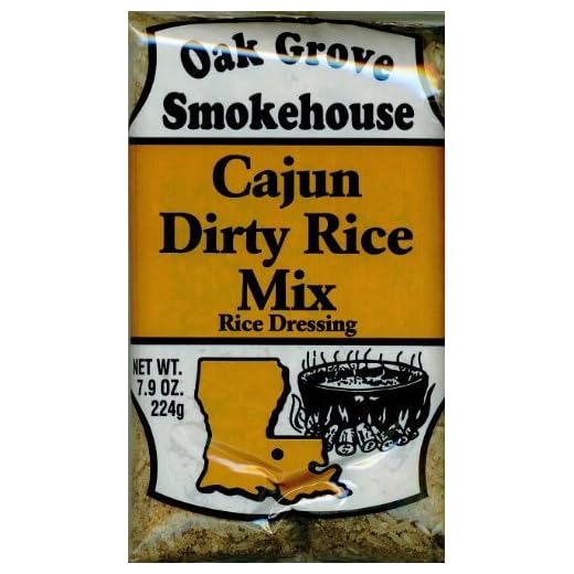 Oak Grove Smokehouse Cajun Dirty Rice Mix (5 Pack of 7.9 Ounce Bags)