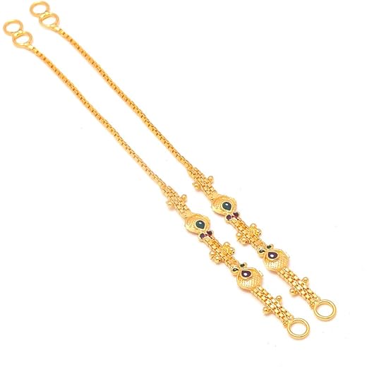 Ear Chain Gold Plated Handmade Jewelry