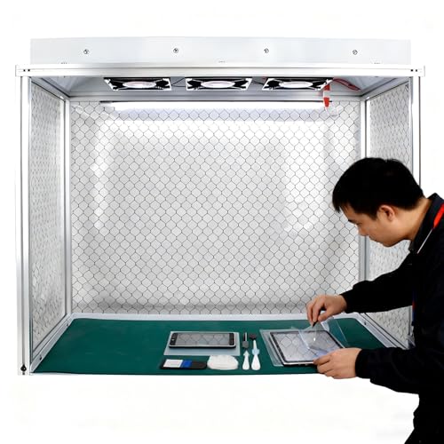 Laminar Flow Cabinet Vertical Laminar Flow Hood Air Flow Clean Bench w/3 Fans for Cleanliness Dust Frees Work,Laminar Air Flow Vertical Laminar Flow Hood
