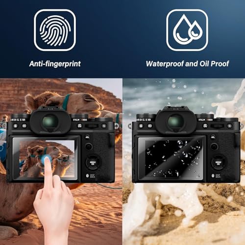 Image of M.G.R.J Tempered Glass Screen Protector for Sony A7V, A7 V, A7R V, A1 II, A9 III, A7R5, A7M5, A1M2, A9M3 Camera (Pack of 2)