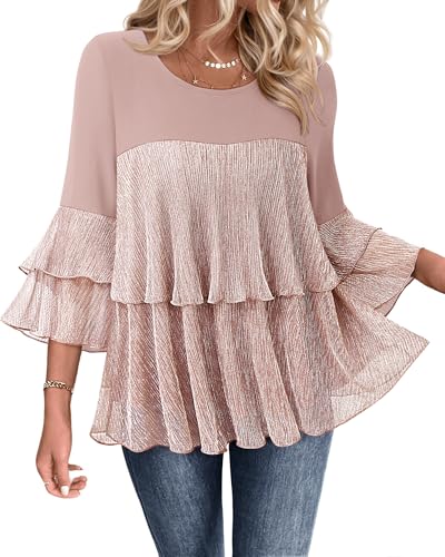 Bebonnie Flowy Tunics for Women to Wear with Leggings: Womens