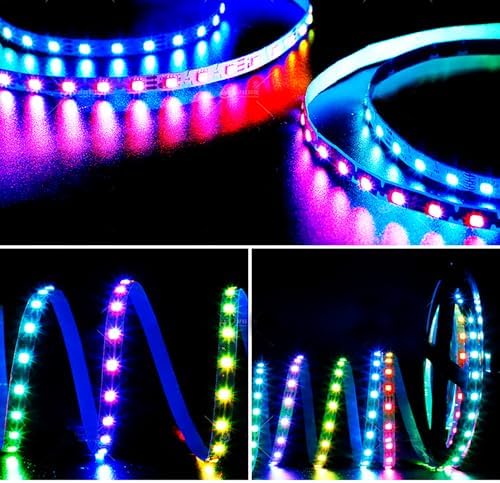 Cinta LED Multicolor WS2812 5V 5M 60 leds/m miniatura 7