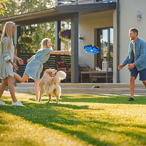 Adiwo Flying Saucer Ball Hundespielzeug, Haustier Spielzeug Fliegende Untertasse Ball, Tragbare Fliegende Untertasse, Outdoor Dekompression Magic Ufo, Deformed Toys für Outdoor Sports Beach Games