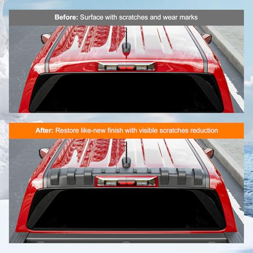 Image of powoq Rear Roof Protector Compatible with 2023-2026 Chevy Colorado GMC Canyon Truck Cab Roof Protector Replacement for 2023-2026 Chevy Colorado Accessories