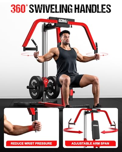Image of Chest Fly Machine, CF01-PRO PEC Fly and Reverse Delt Machine, Upper Body Workout Equipment with Adjustable Backrest for Pectoral and Rear Deltoid, Chest Training Machine for Home Gym