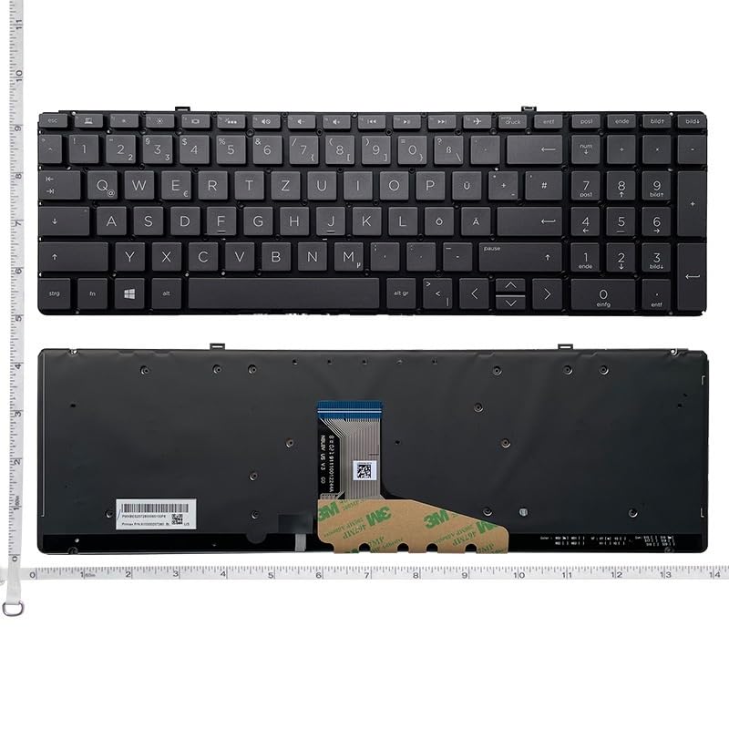 Clavier HP Spectre X360 15-CH000 de rechange AZERTY avec rétroéclairage