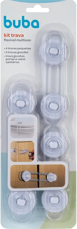 Buba Kit Trava Multiuso Flexivel Buba Branco 30X10X5