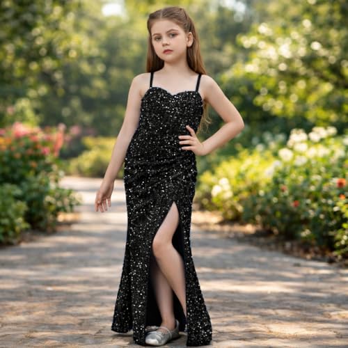 Image of Girl's Viscose Solid Off Sholder Dress | Solid Work | Birthday Party Dress for Girls | Sleeveless Frock for Kids Girls