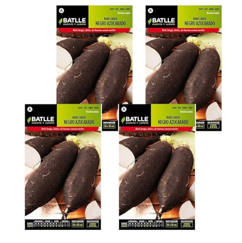 Pack 4 Semillas de nabo largo azucarado de Semillas Batlle PACK (4)