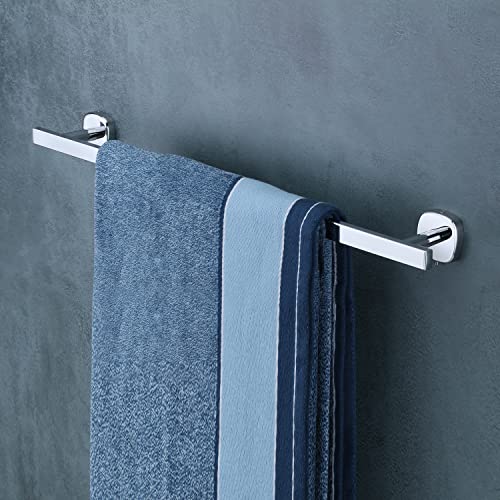 Image of SYNERGY - Premium - Stainless Steel 24 Inch Towel Rod /Towel Rods for Bathroom /Towel Bars /Hangers /Stands /Towel Holders /Bathroom Accessories (Chrome Finish) SY-TH3