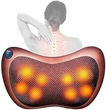 LADILA Back Massager with Heat, Shiatsu Back and Neck Massager with Deep Tissue Kneading Electric Neck Massage Pillow for Shoulders Legs Foot Muscle Pain Relief for Home Car Office