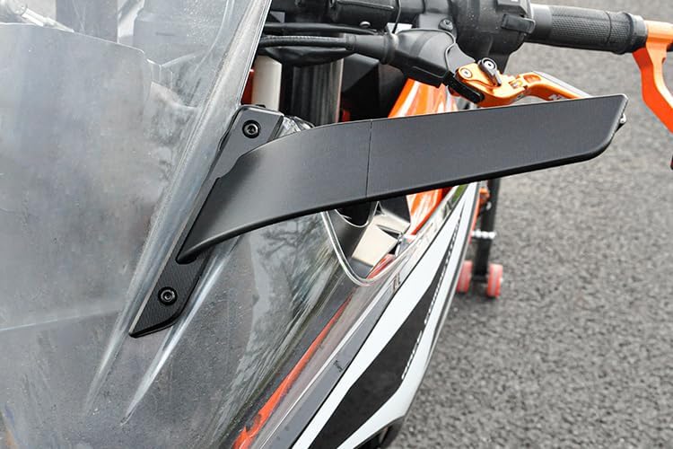 ONE.K.S For RC390 RC200 2014-2021 CNC Aluminum alloy Motorcycle Rearview Mirror Fixed Wind Wing Rearview Mirror