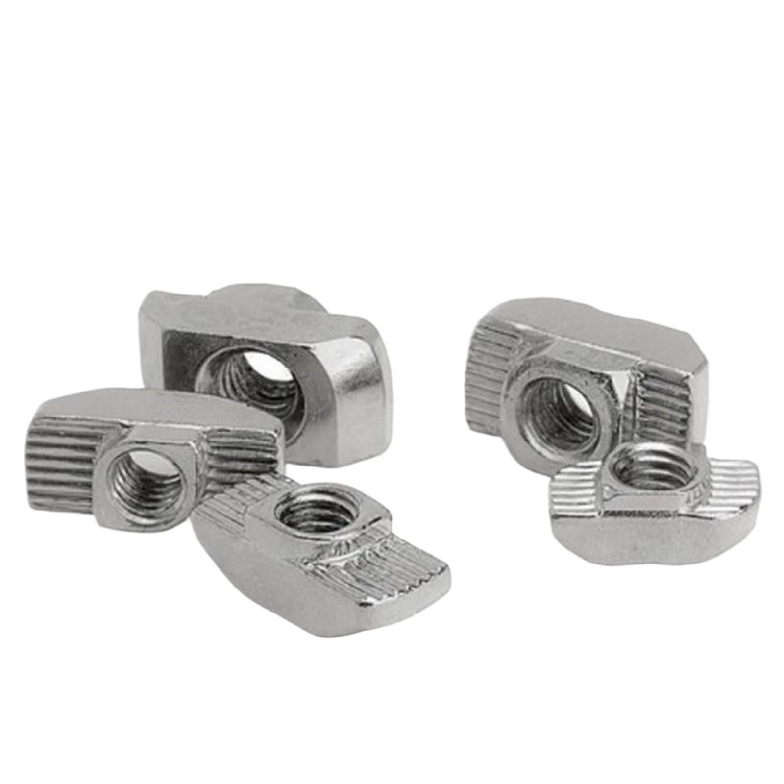 nakrętki z łbem młotkowym, T Nut M3-M8 Nickel Plated For 1515-4545 Aluminum Profile Pack Of 10-100 Pcs(100pcs,4545-m6)