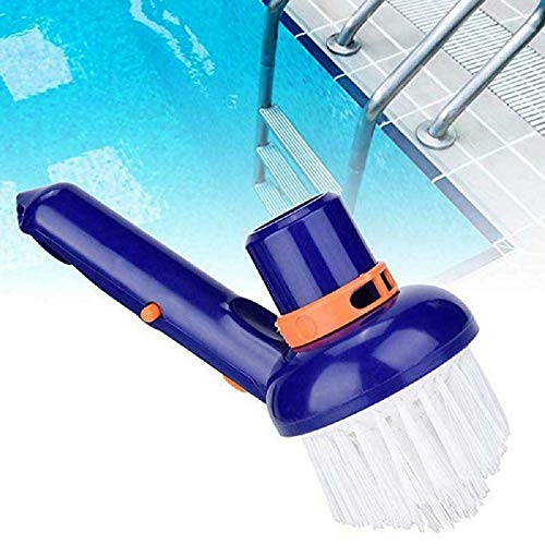 Luffylive Escova à vácuo para degraus e cantos de piscina, escova à vácuo para canto de piscina, man