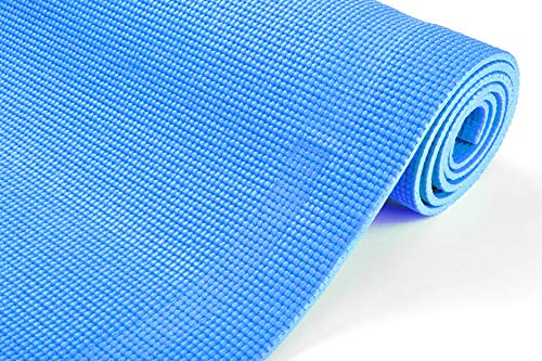 Mind-Reader-YOGAPVC-BLK-All-Purpose-Extra-Thick-Yoga-Fitness-Exercise-Mats-with-Carrying-Strap-High-Density-Anti-Tear