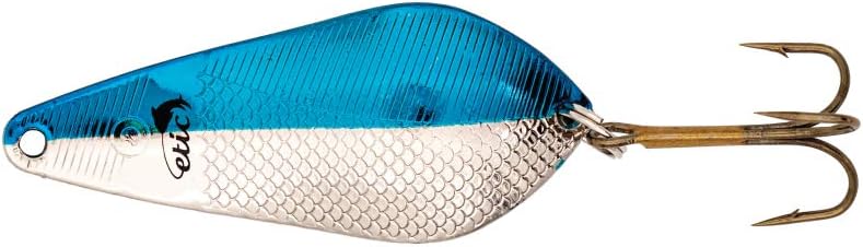 2 1/2-Inch Cobra Spoon, 1/2 oz, Silver Blue