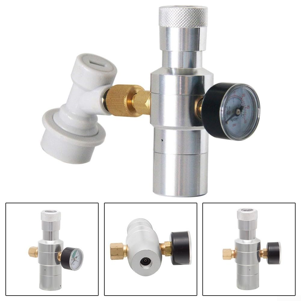 Regulador Presión Cerveza 0-30 PSI Gas Regulador Presión Cerveza