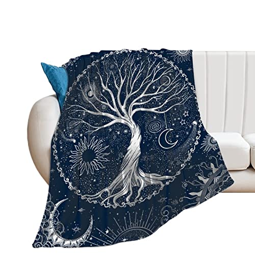 Tree Of Life Throw Blanket Soft All Season Fleece Blanket Sofa Bed Lightweight Blanket Print Cute Stuff For Men And Lovers 40"X50"Inch #TOP18