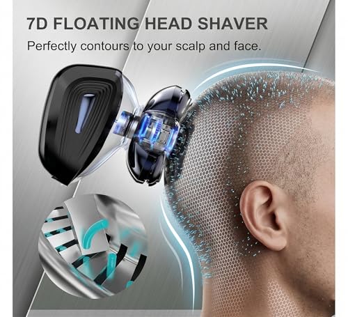 Rasoirs électriques pour homme chauve Zyler sous la douche - 3