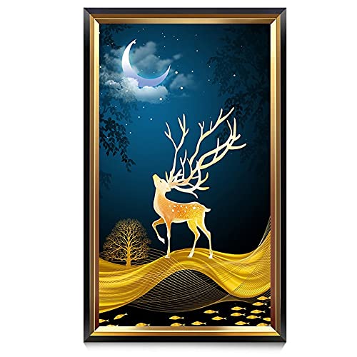Kit diamant painting complet wapiti d'or | Idée cadeau art crafts et loisirs créatifs