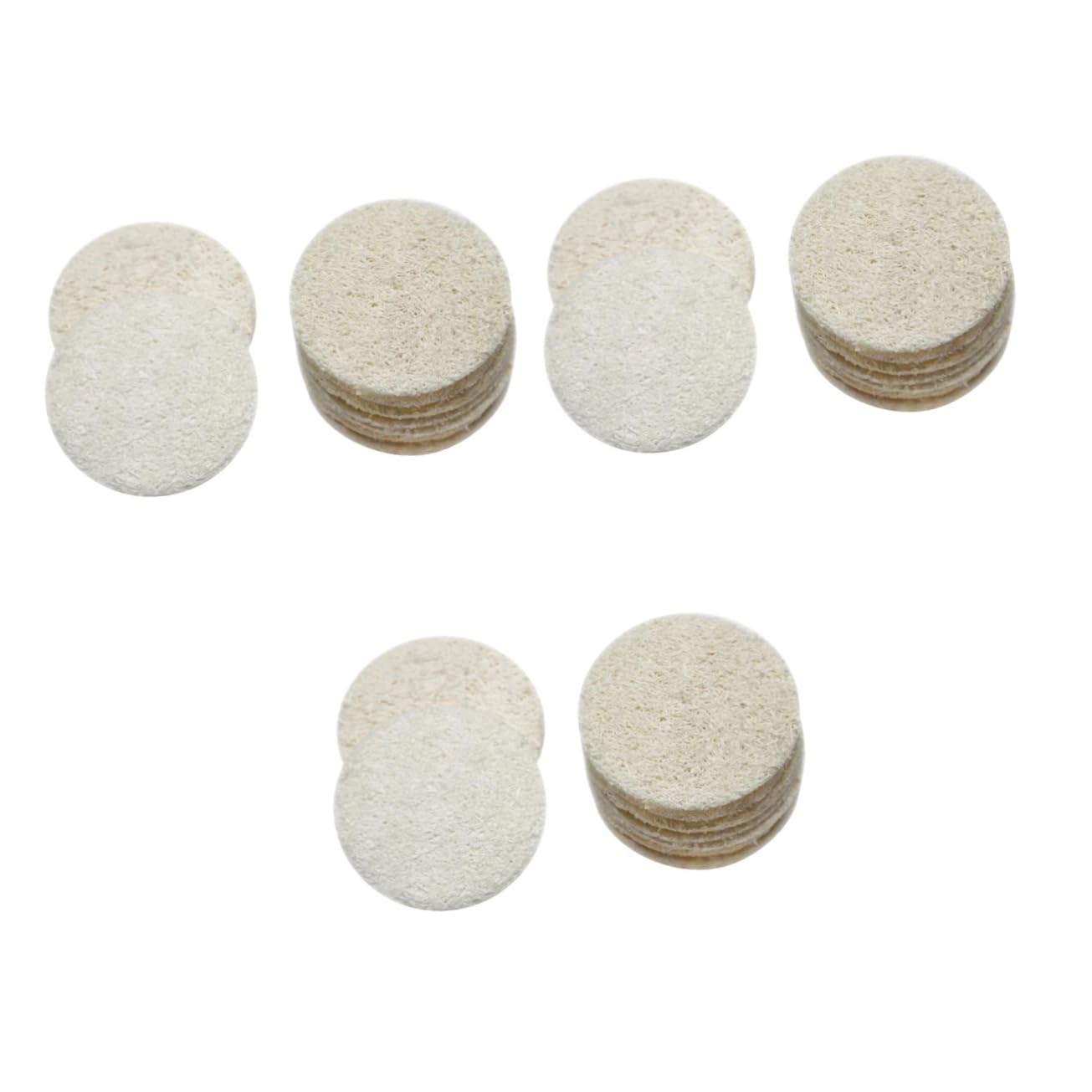 Angoily 54piezas Esponjas Exfoliantes De Luffa Para Desmaquillado Facial y Baño Material Natural Secado Rápido y Para Piel