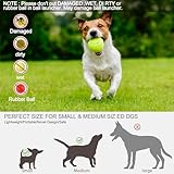 TITA-DONG Automatischer Hundeballwerfer, Interaktive Welpen-Haustierspielzeug-Apportiermaschine, Tennisballwerfer-Wurfspiel, Hundeballwerfermaschine für Große, Mittelgroße und Kleine Hunde