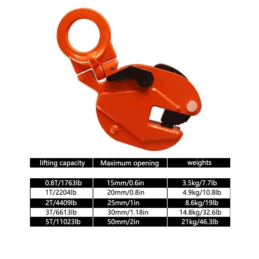 Pinces pour plaques de levage transport vertical 5t - 2