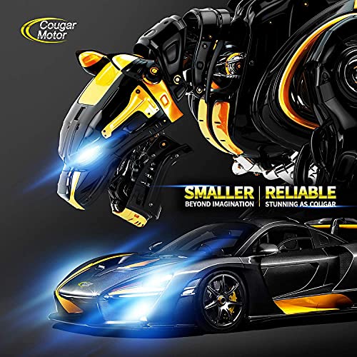Cougar Motor X-Small 9005 + H11 Led Headlight Bulb, Combo (2 Sets) 18000Lm 6500K All-In-One Conversion Kit - Cool White - Halogen Replacement Bulbs #TOP6